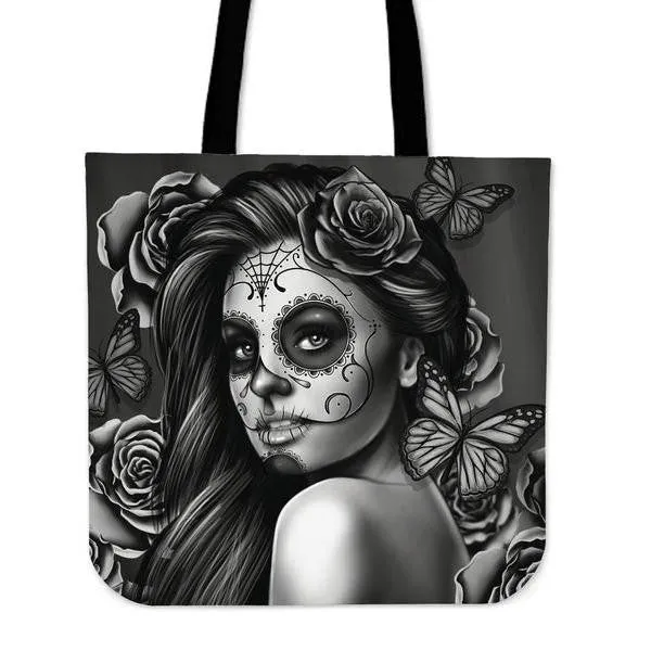 Calavera Cotton Tote Bag