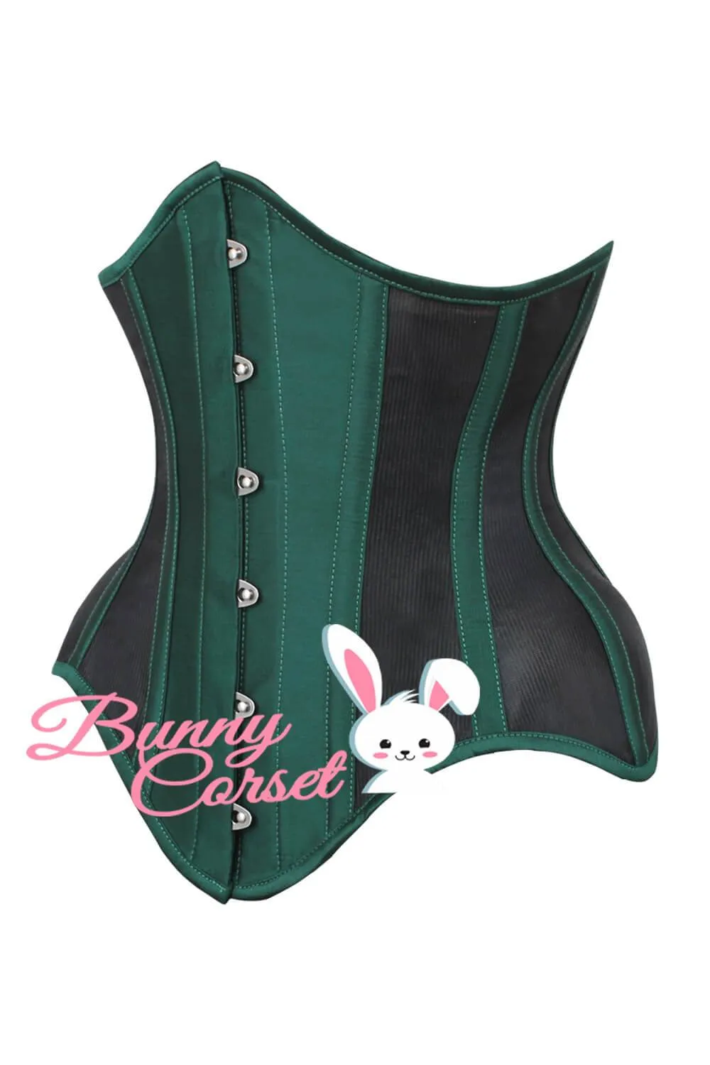 Cammeo Green Corset in Mesh