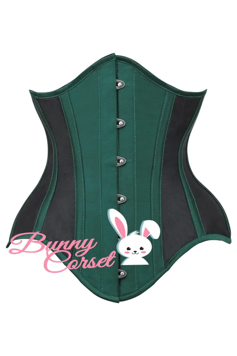 Cammeo Green Corset in Mesh