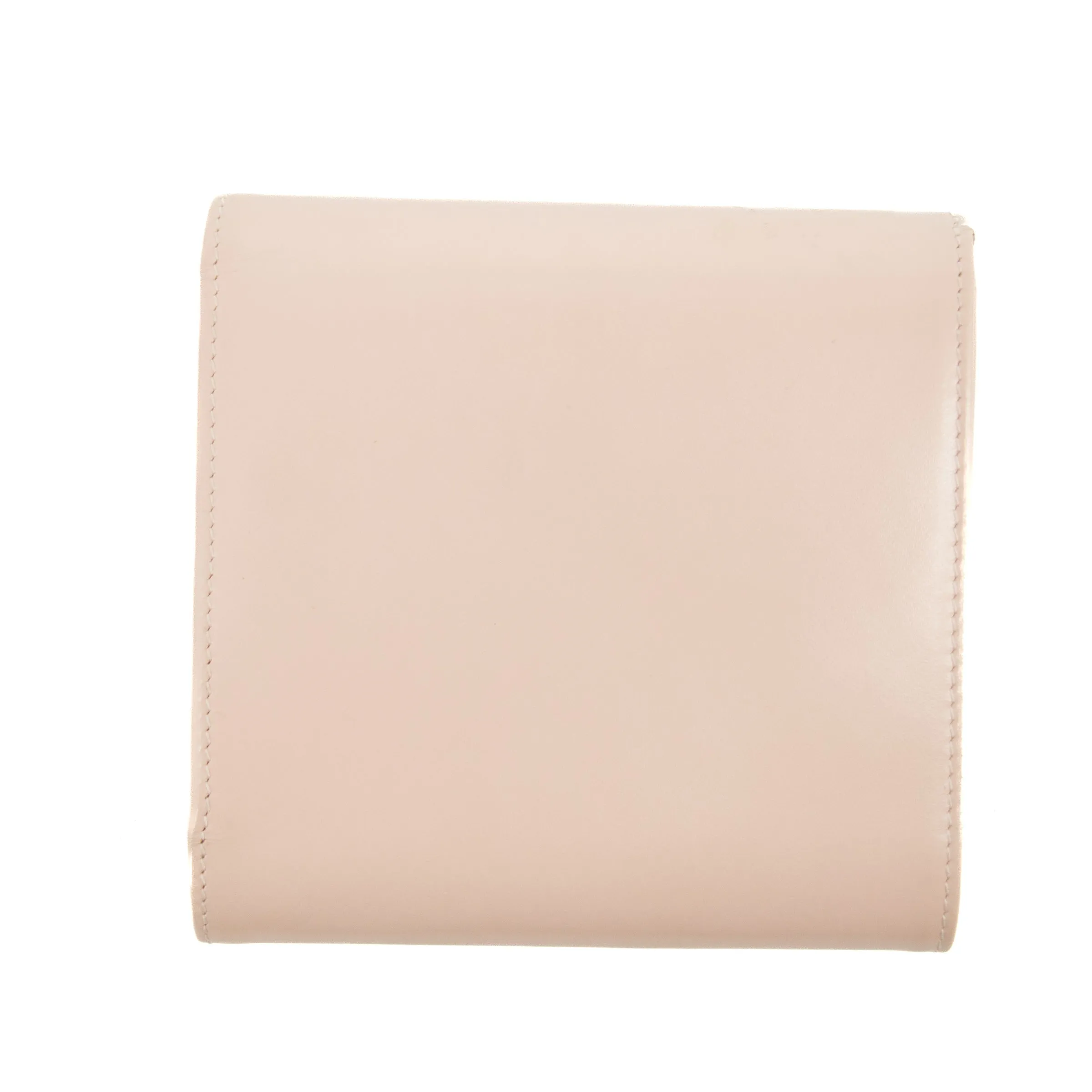 Cartier Pink Leather Compact French Wallet #3020