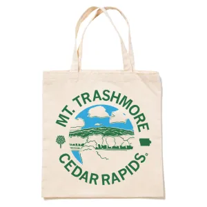 Cedar Rapids Mt. Trashmore Illustration Tote Bag