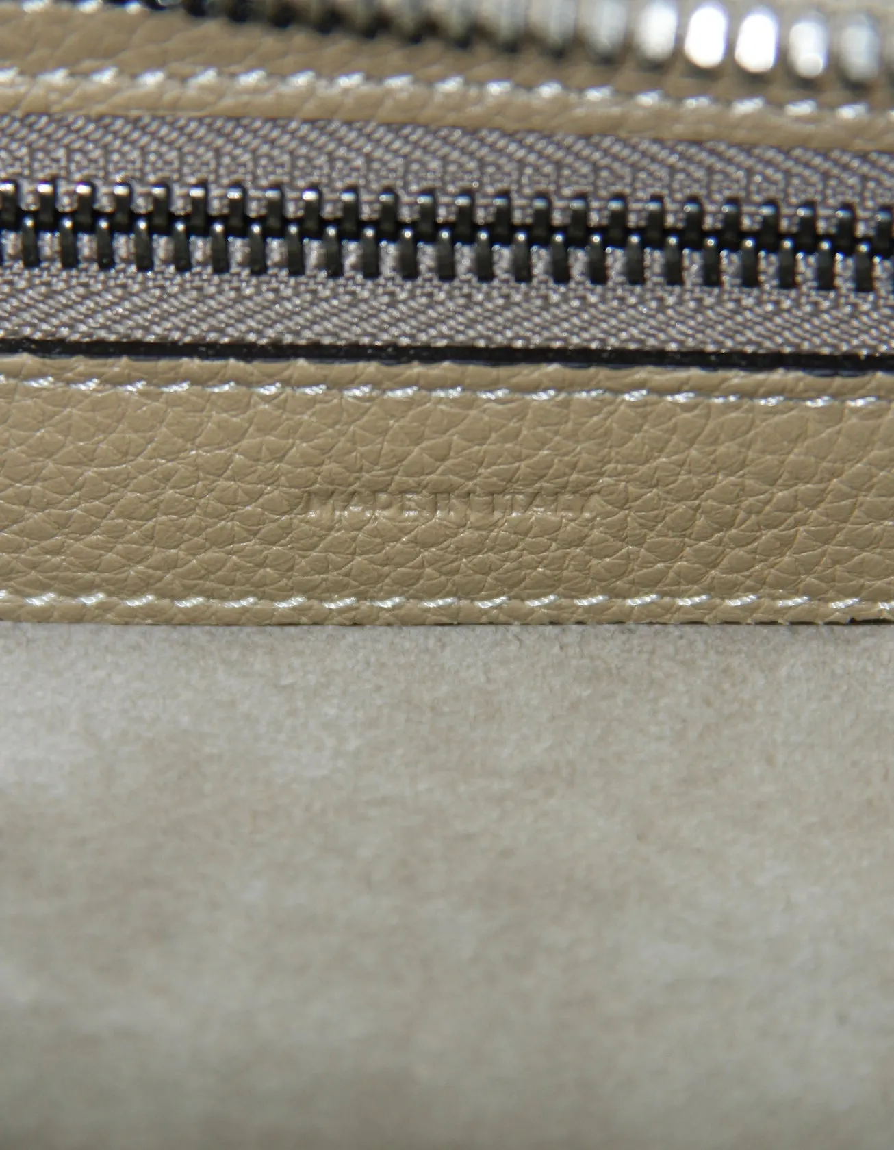 Celine Dune Drummed Calfskin Micro Luggage Bag
