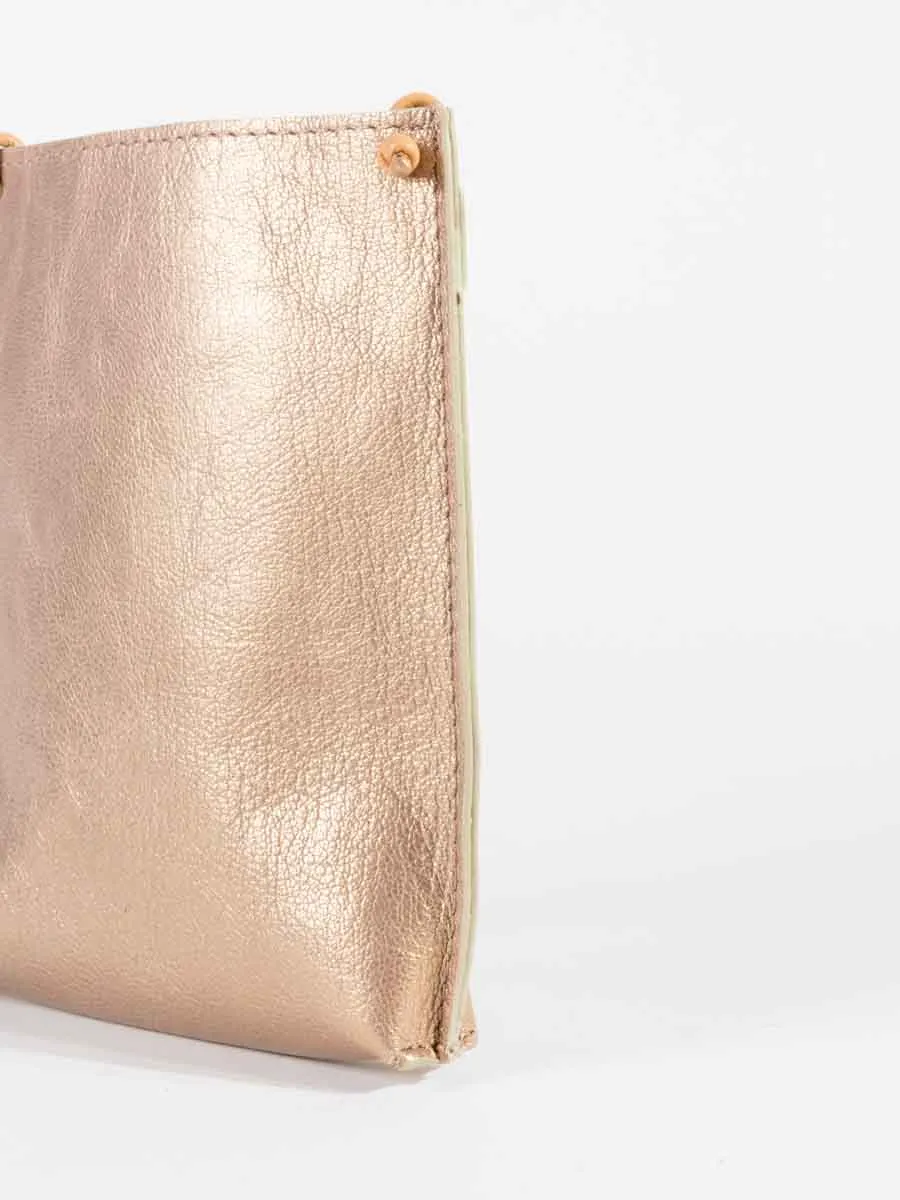 cell pouch - rose gold