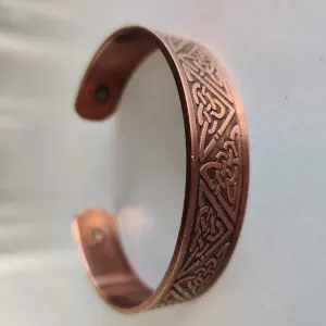 Celtic Triquetra Copper Magnetic Bracelet