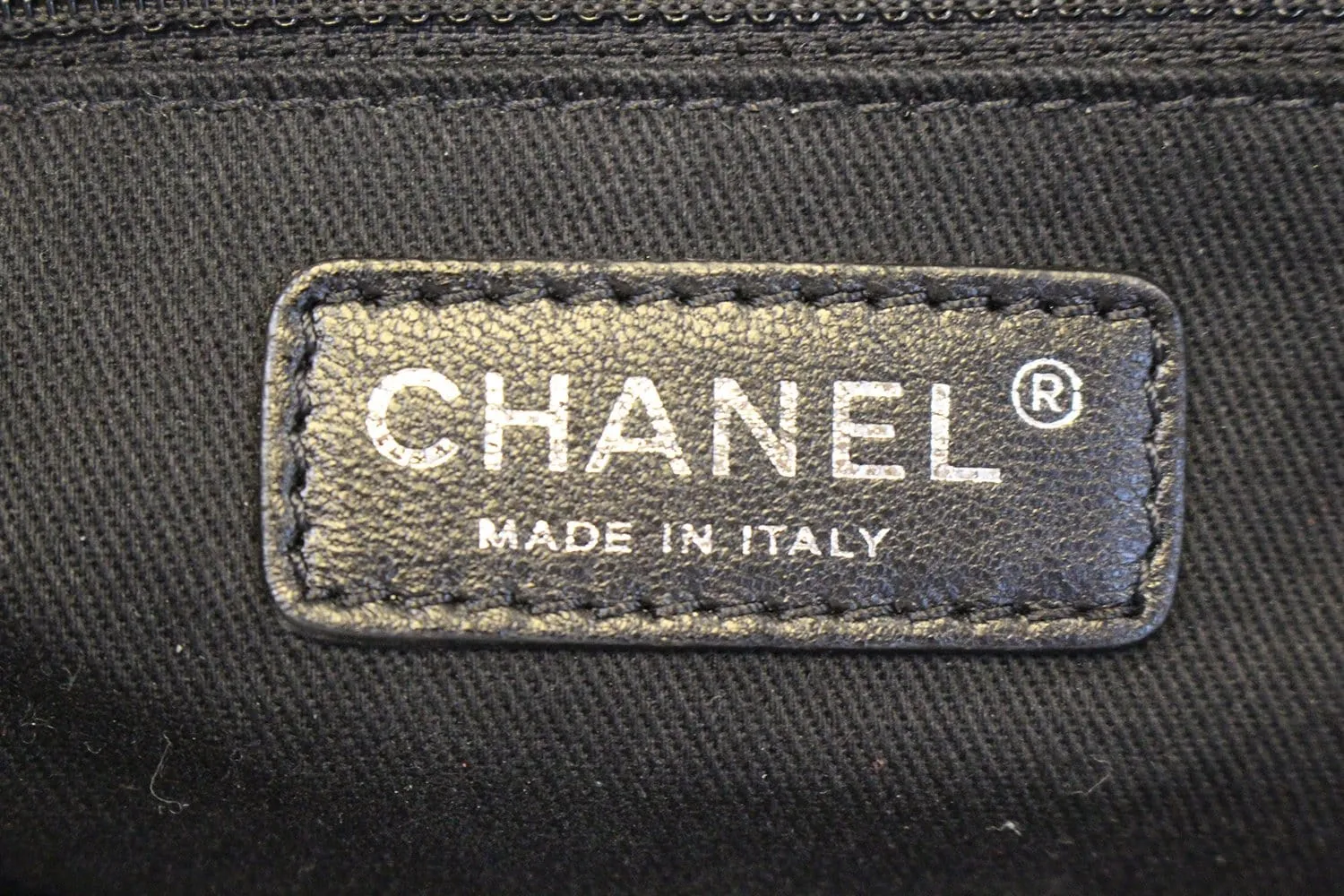 CHANEL Beige Denim Deauville Large Shopping Tote Bag