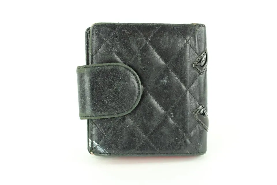 Chanel Black Quilted Cambon Ligne Compact Wallet 3C11117