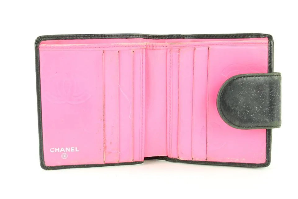 Chanel Black Quilted Cambon Ligne Compact Wallet 3C11117