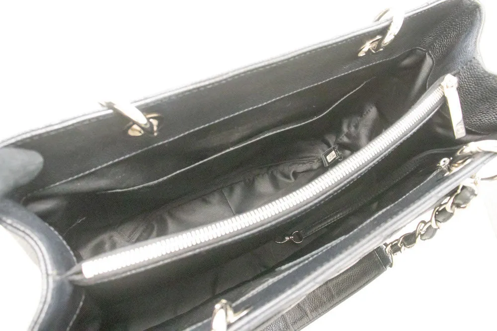 CHANEL Grained Calfskin GST Grand Shopping Tote Chain Shoulder Bag p25