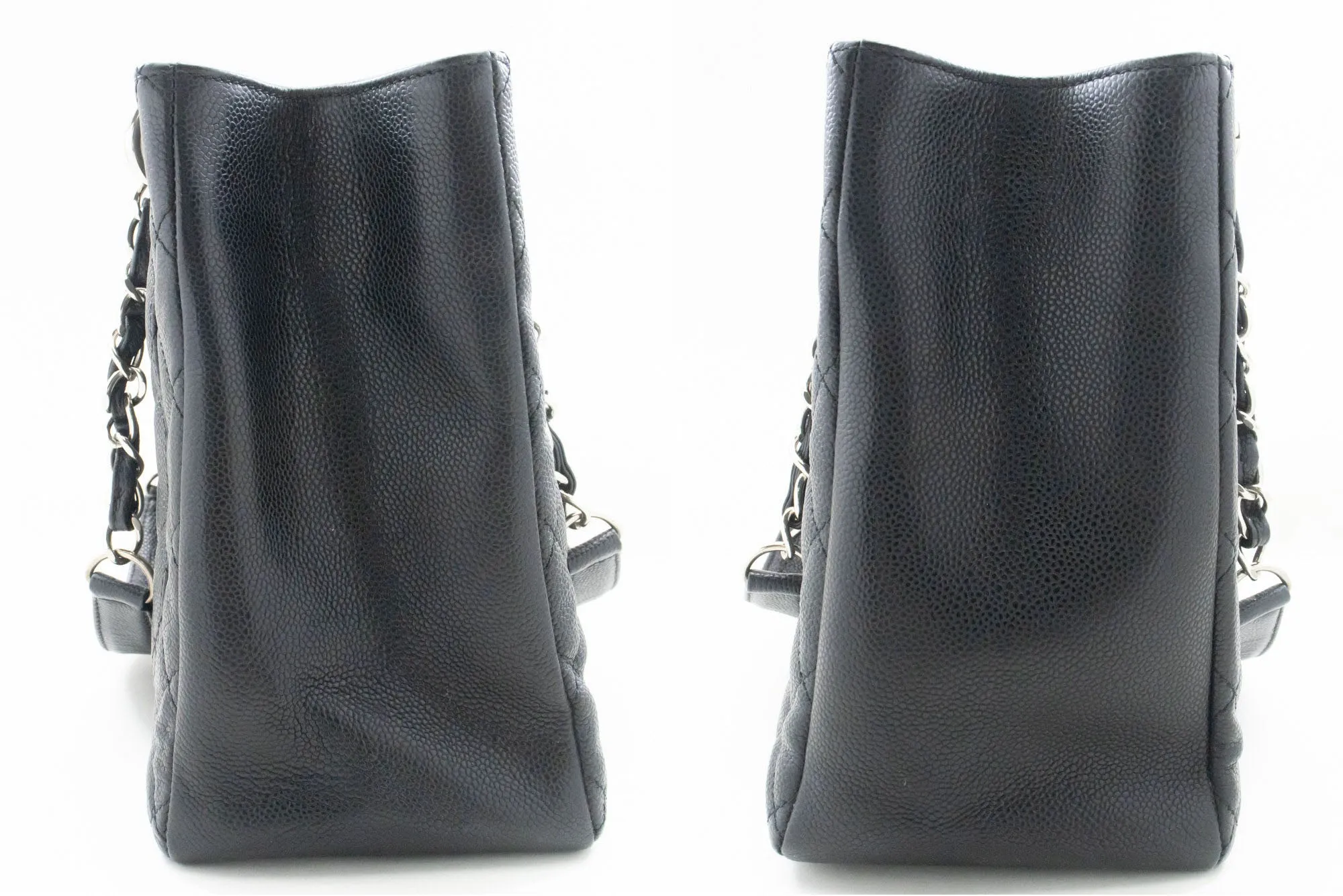 CHANEL Grained Calfskin GST Grand Shopping Tote Chain Shoulder Bag p25