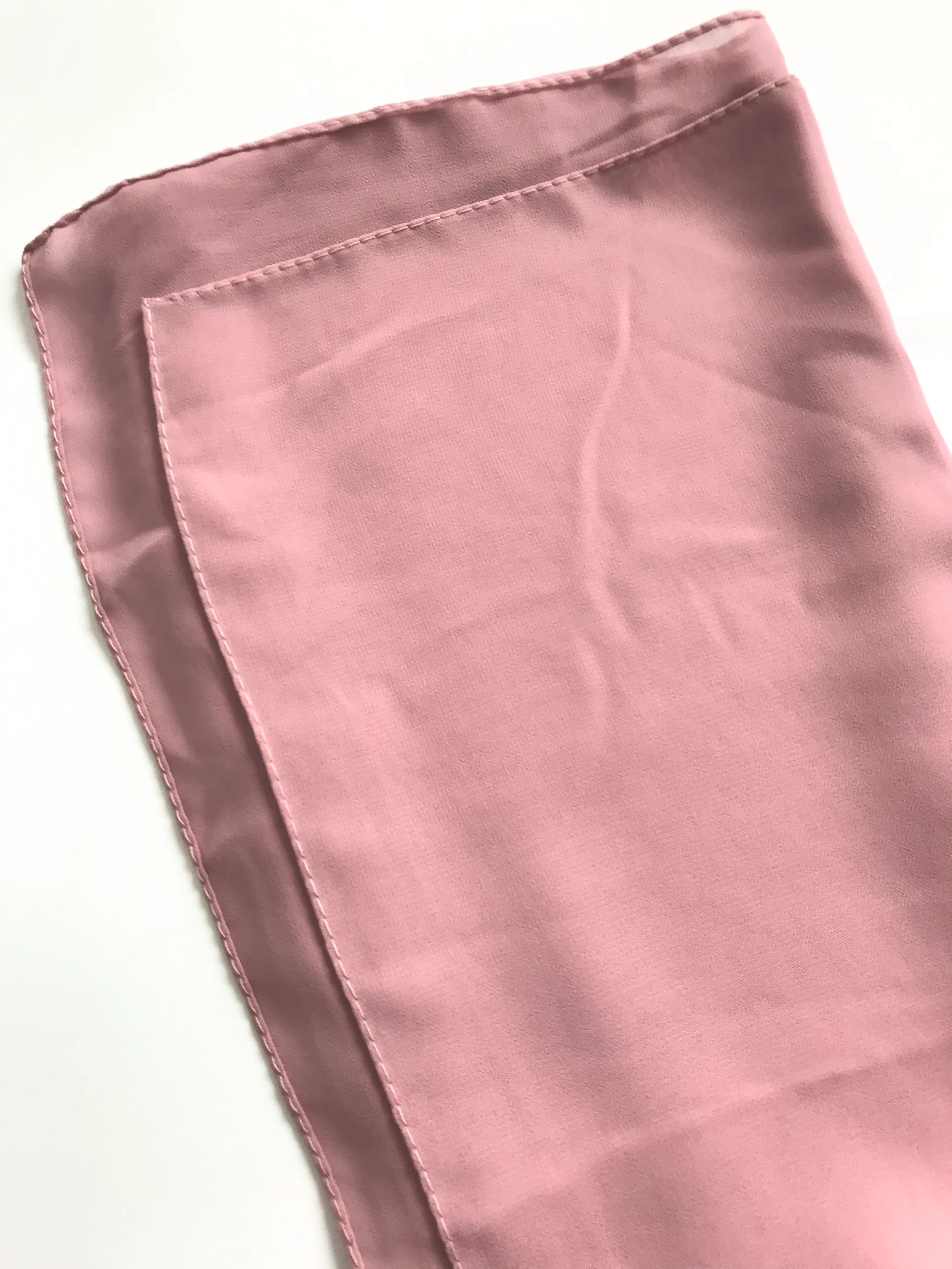 Chiffon Scarf - Rectangle (Light Pinks & Apricots)