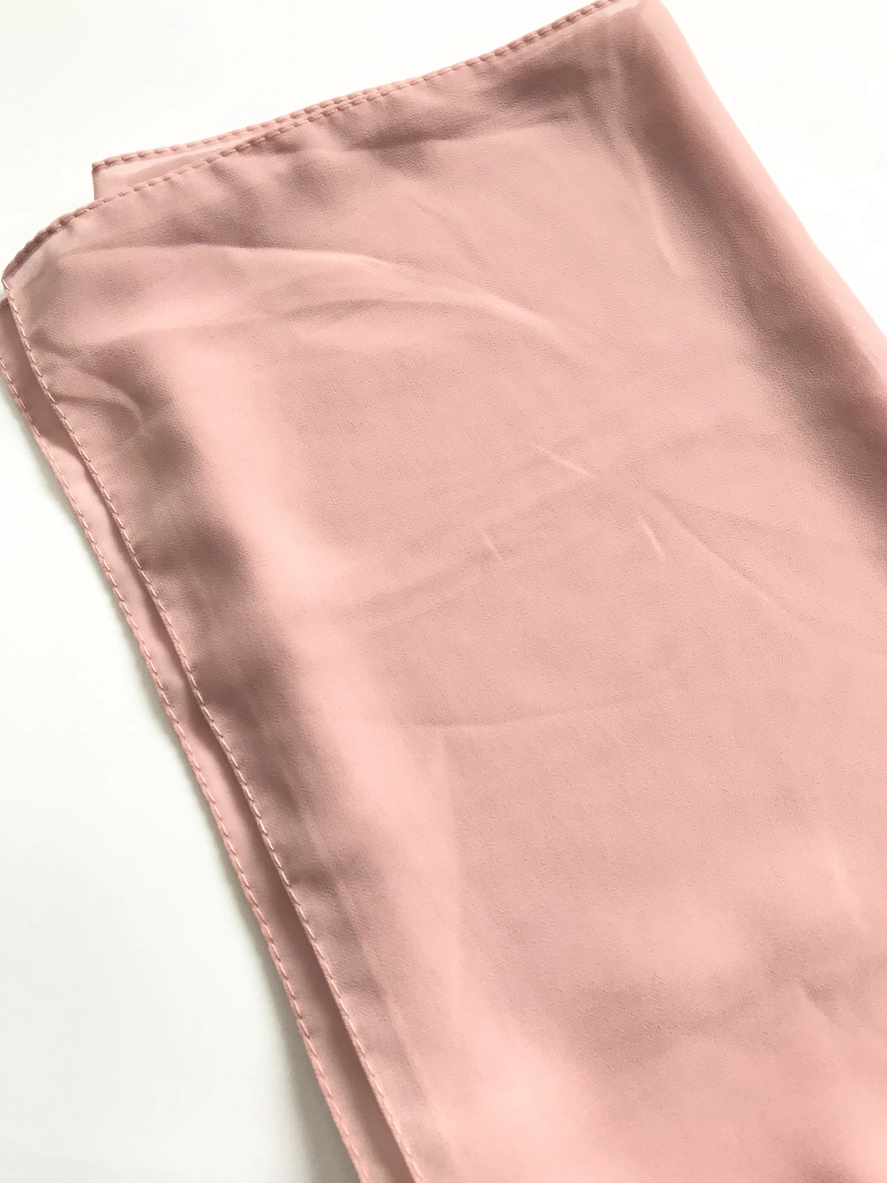 Chiffon Scarf - Rectangle (Light Pinks & Apricots)