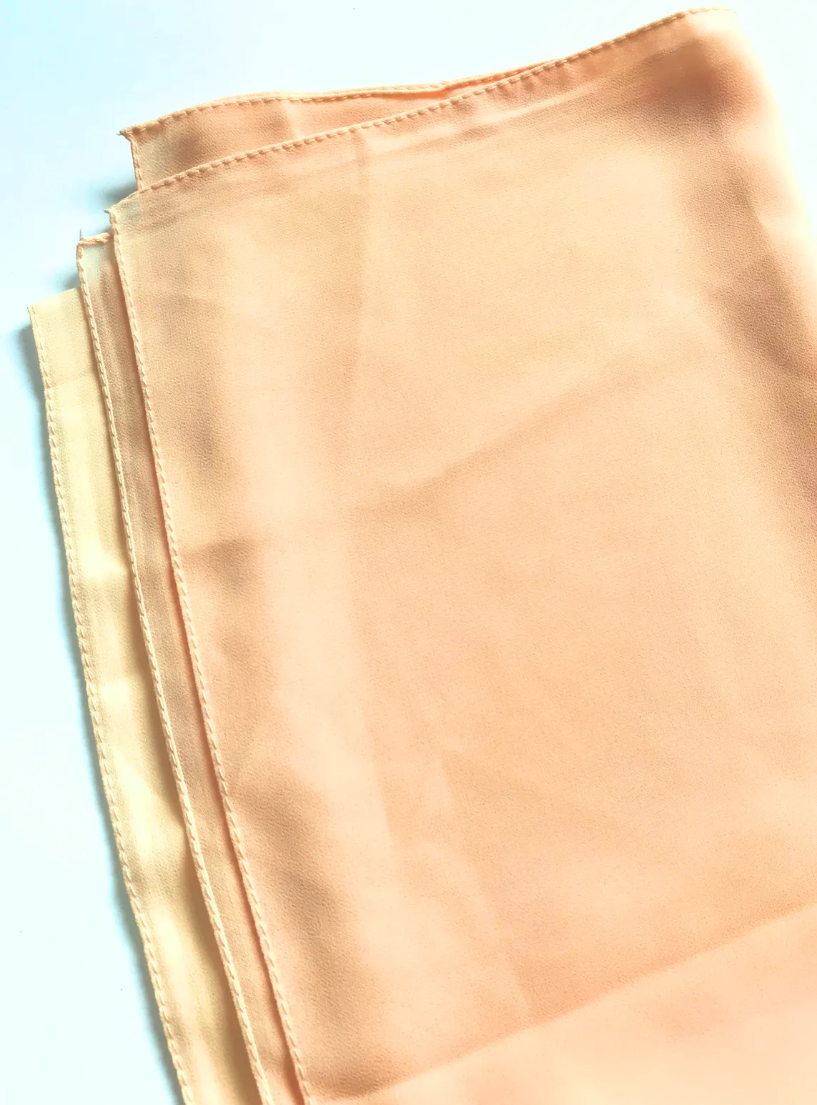 Chiffon Scarf - Rectangle (Light Pinks & Apricots)