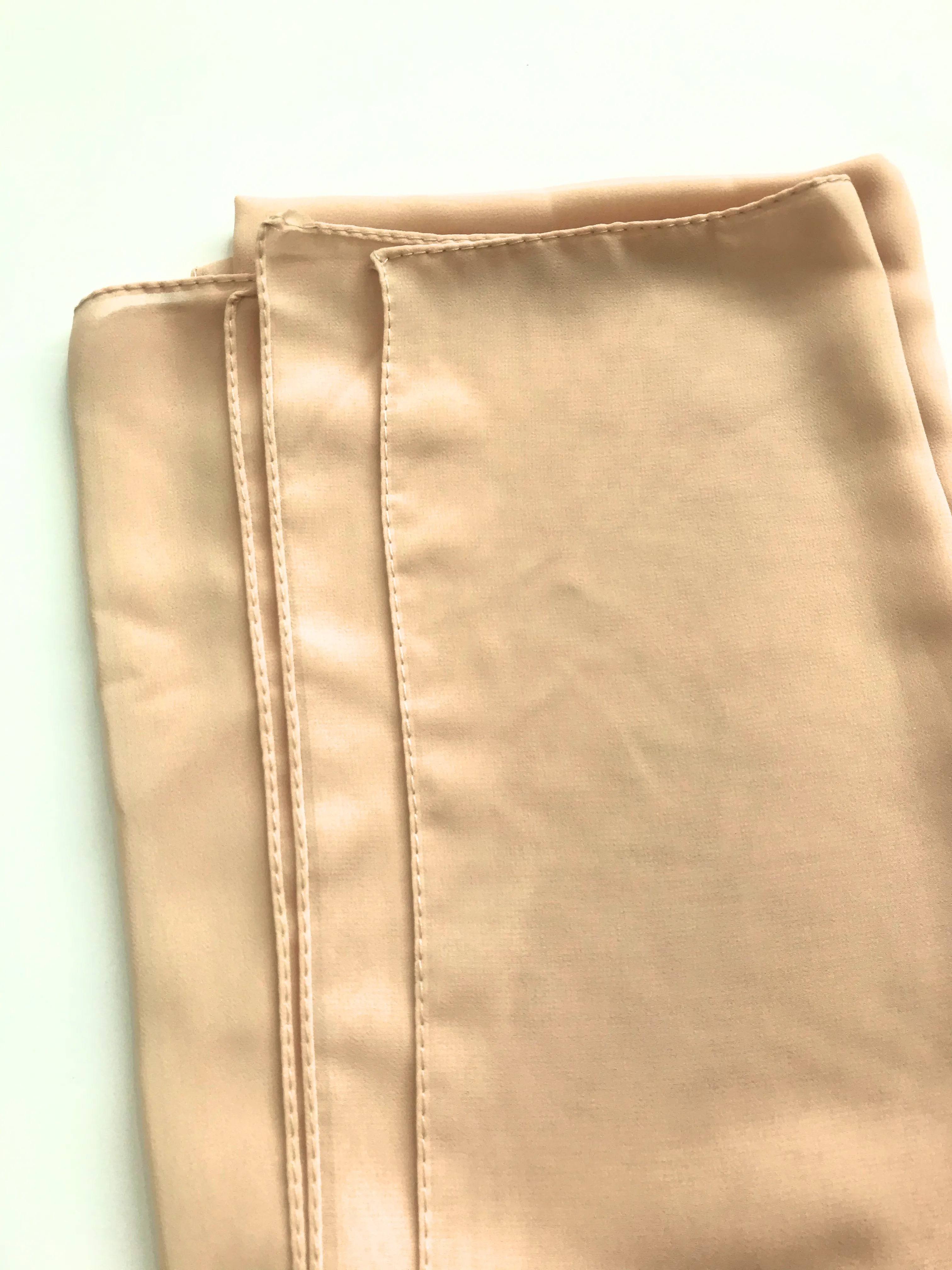 Chiffon Scarf - Rectangle (Nudes)