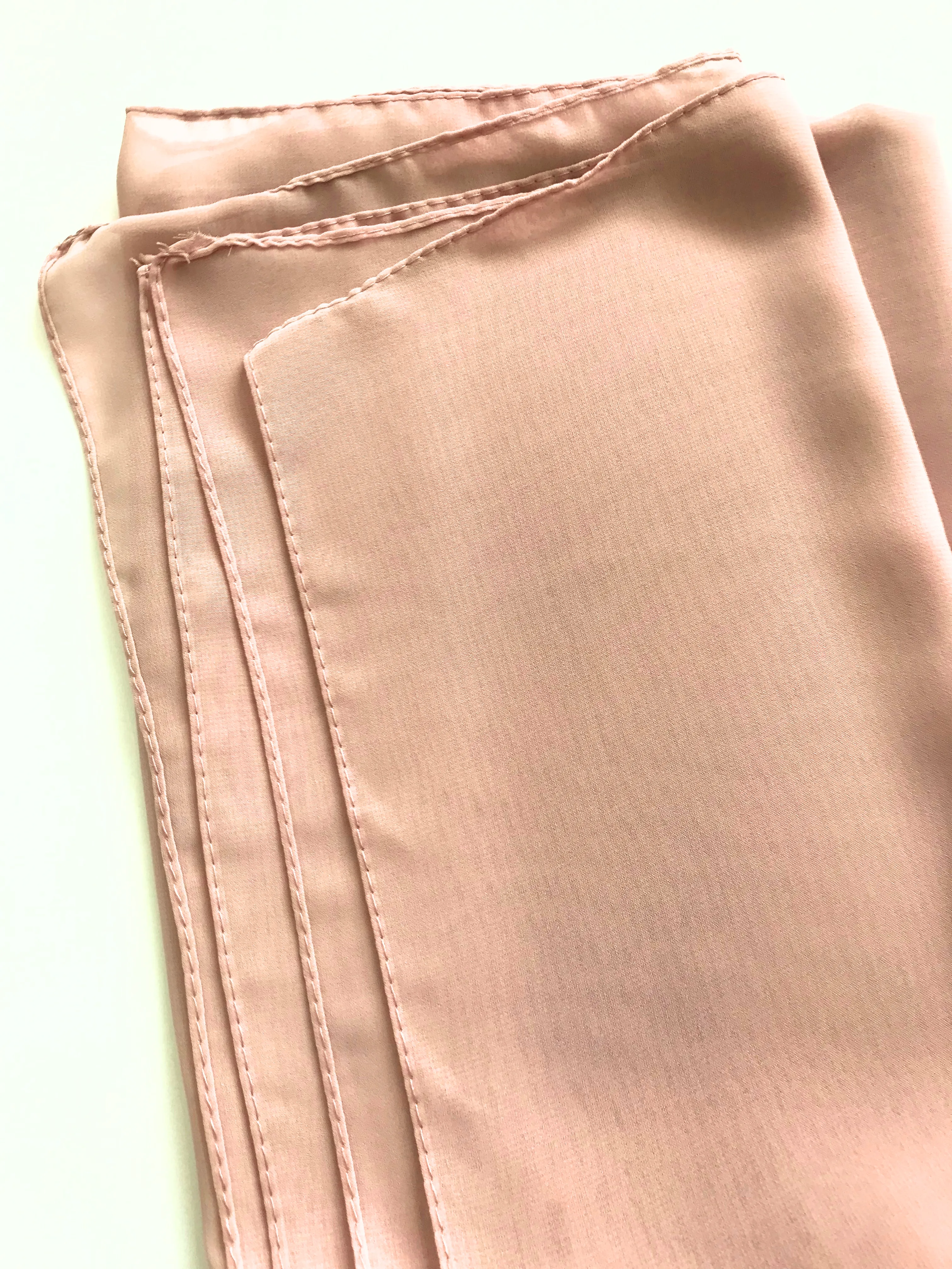 Chiffon Scarf - Rectangle (Nudes)