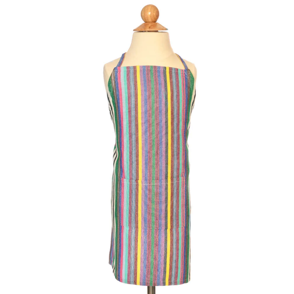 Children's Apron | Soft Multi Stripes