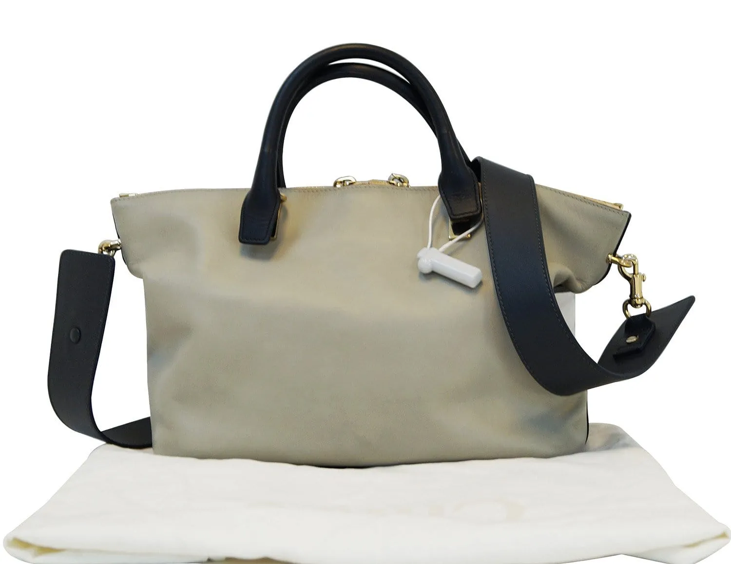 CHLOE Tote - CHLOE Dark Navy Gray Baylee Tote Bag