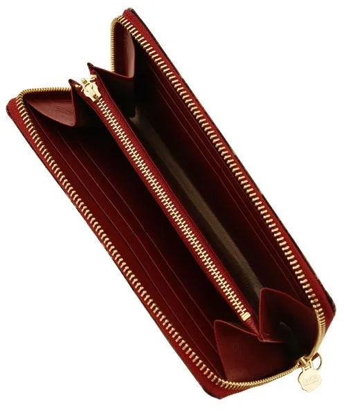 Chocolate × Strawberry Zip Around Long Wallet【Japan Jewelry】
