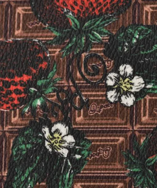 Chocolate × Strawberry Zip Around Long Wallet【Japan Jewelry】