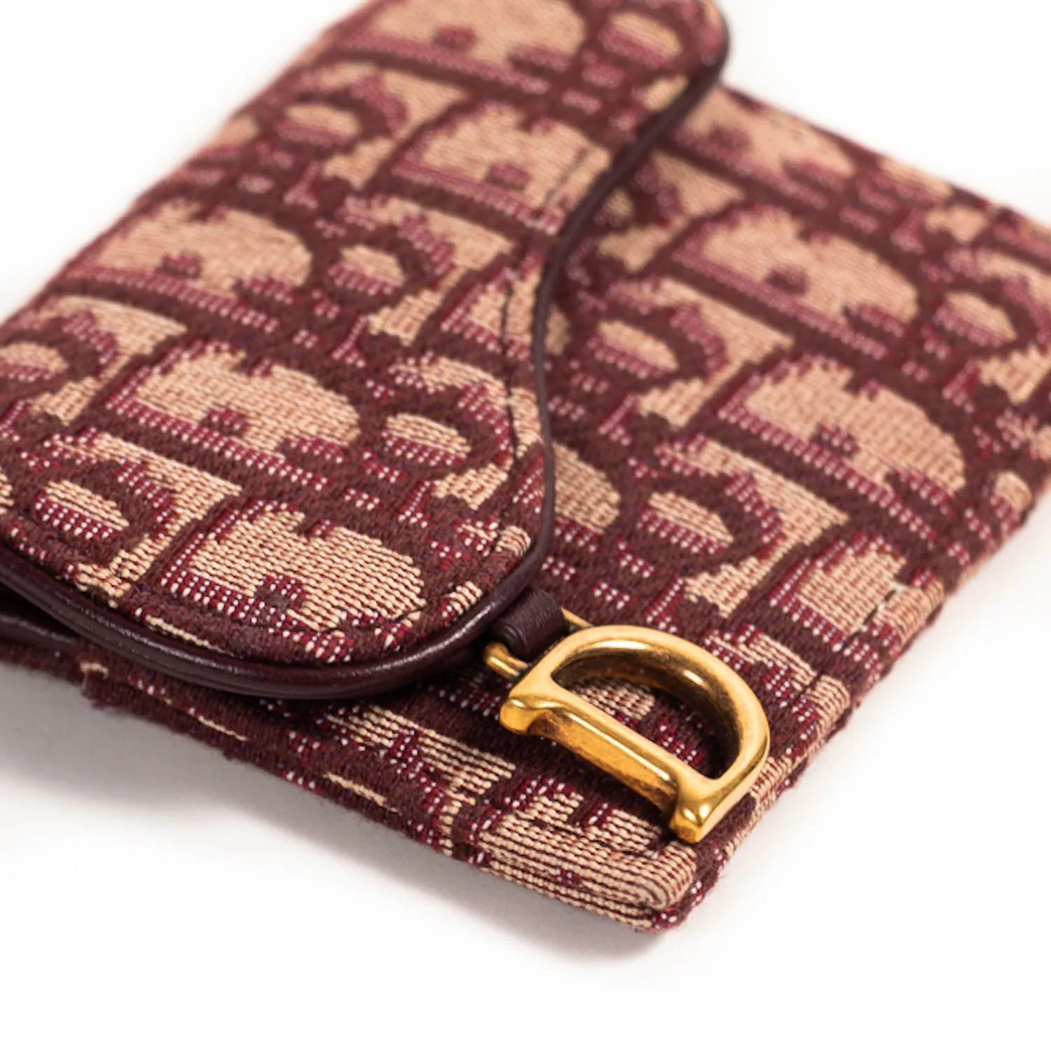 Christian Dior Saddle Compact Card Case