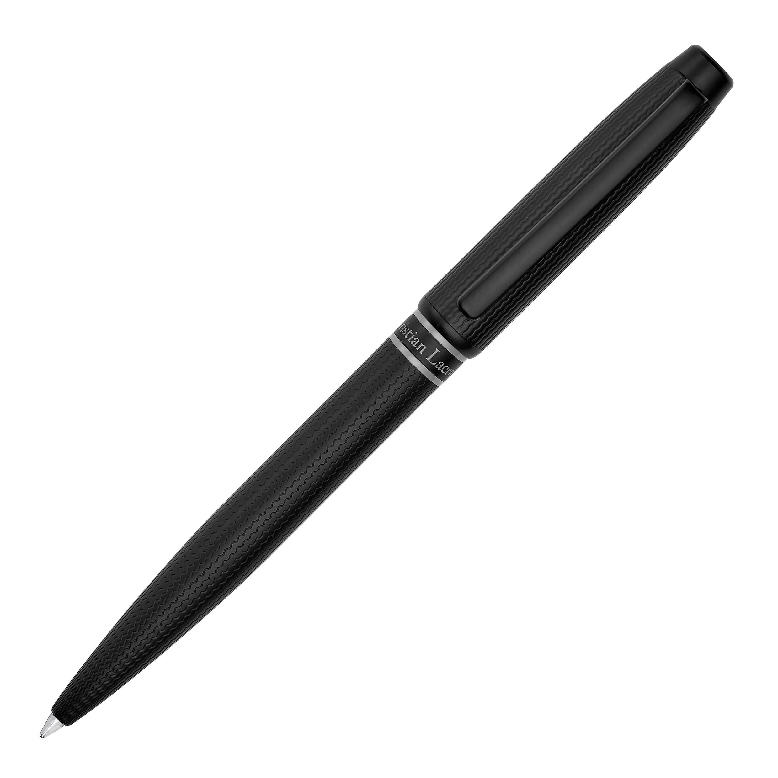 CHRISTIAN LACROIX LPBW419A - Set Caprio black (Card wallet & Ballpoint pen)