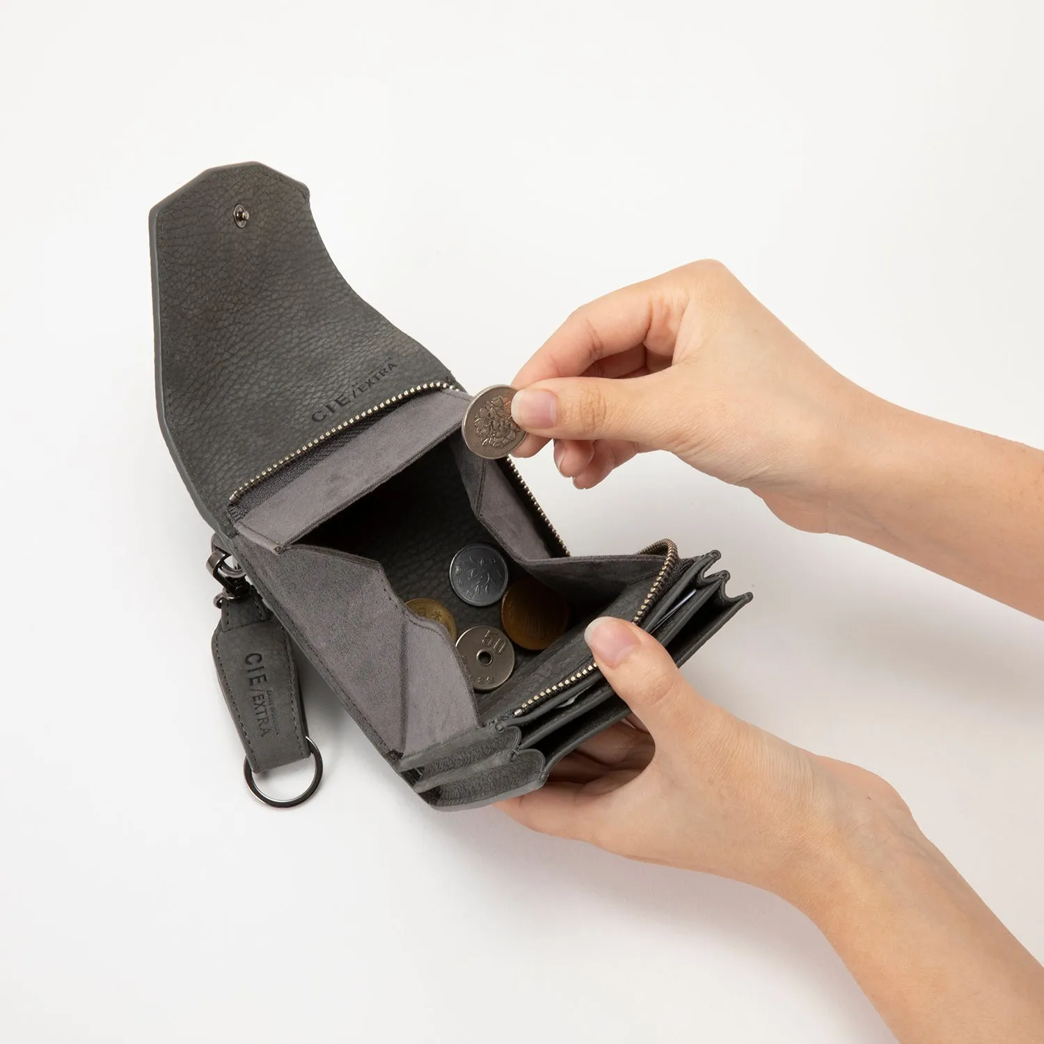 CIE | シー　FOLK CONPACT WALLET