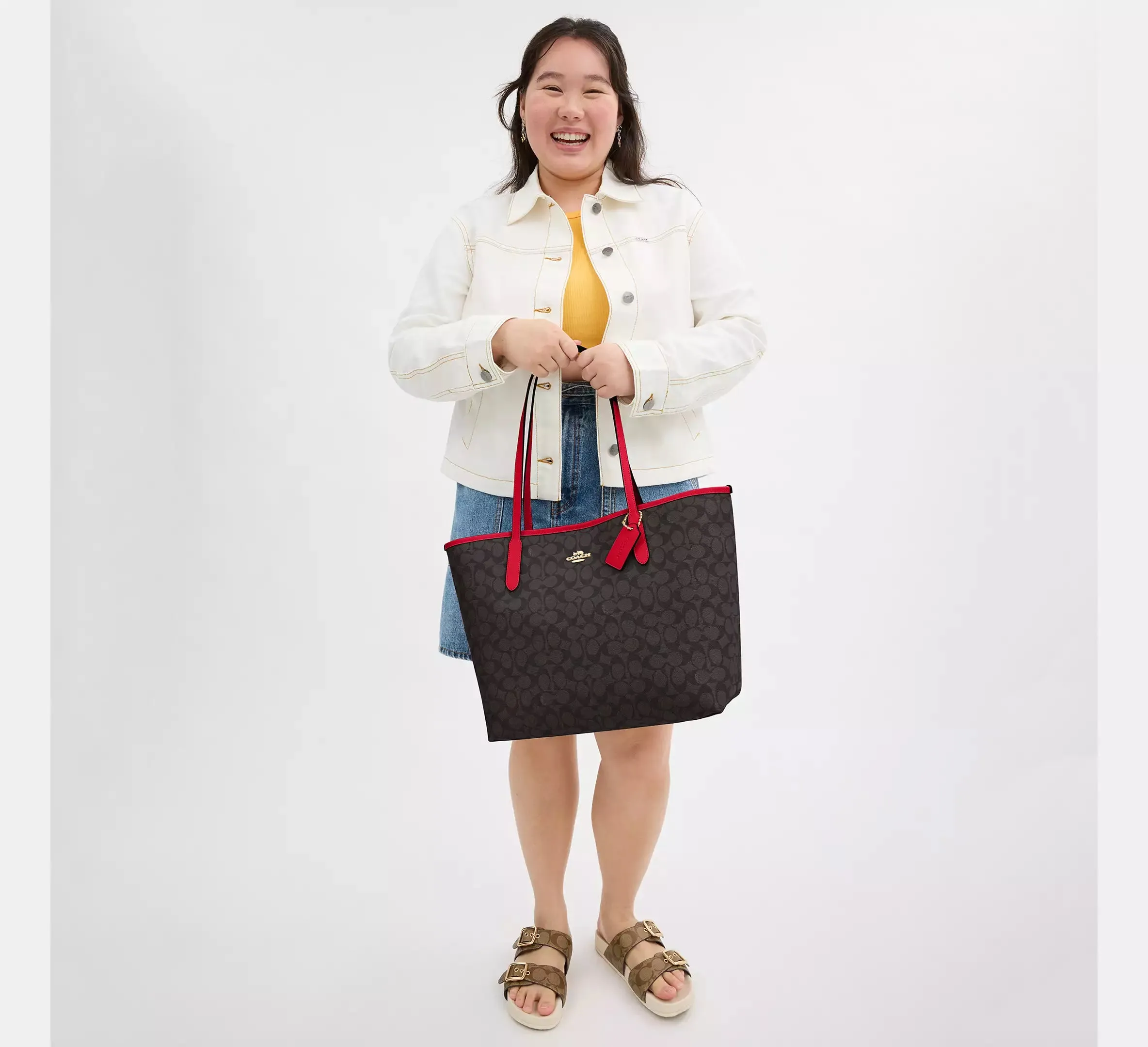 City Tote Bag In Signature Canvas