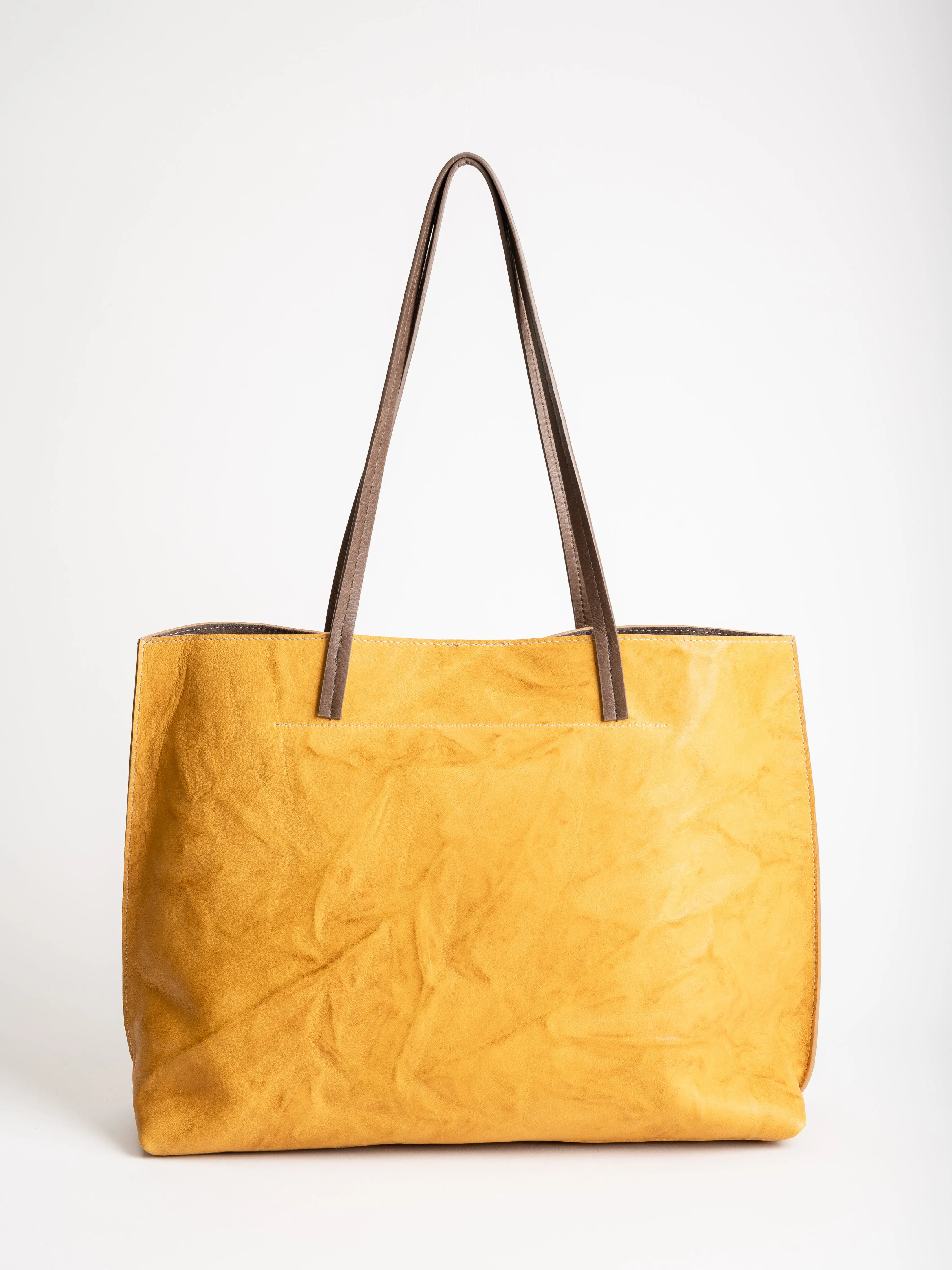 classic shopper - saffron