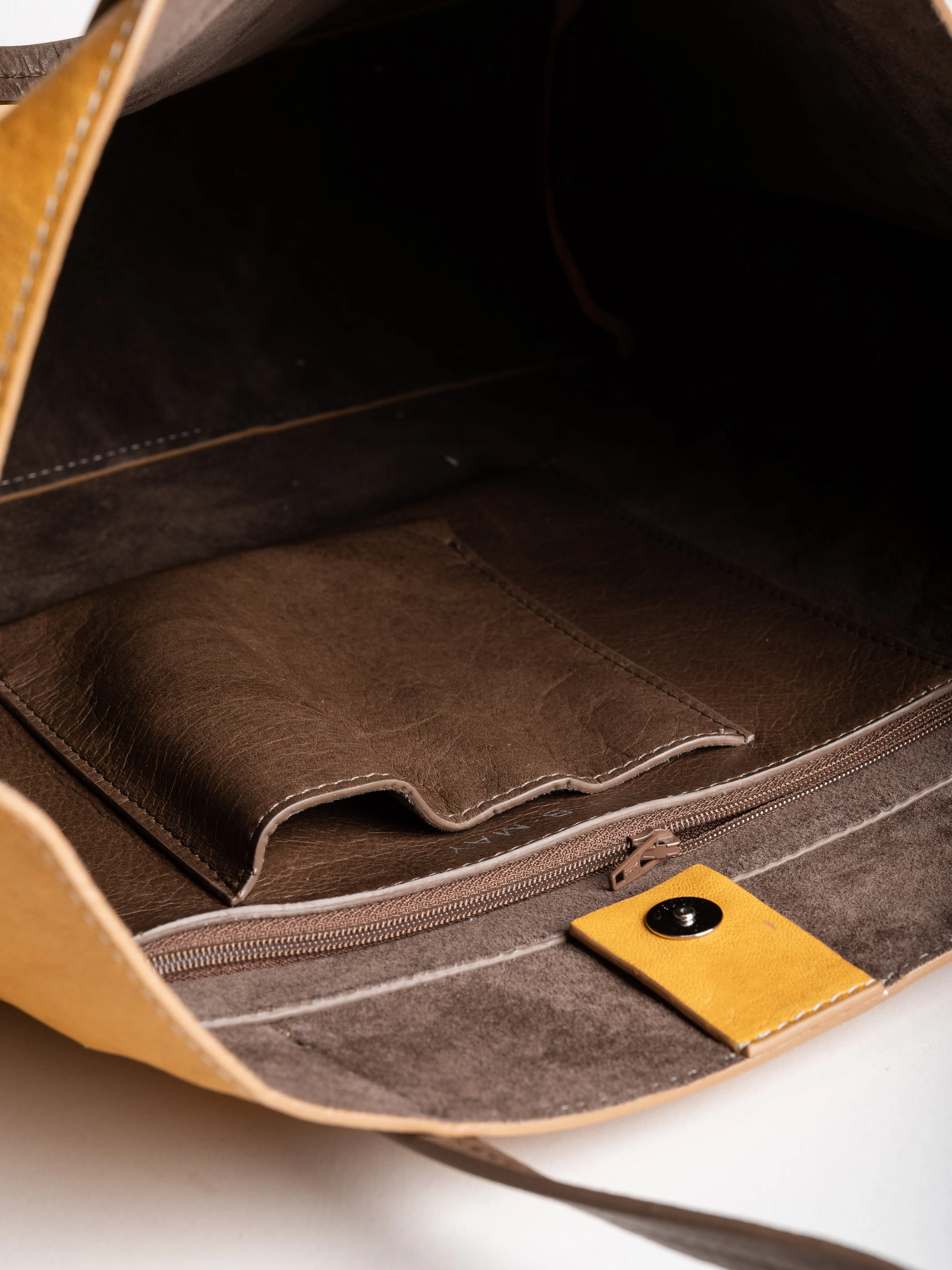 classic shopper - saffron
