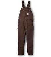 CLR01-38x32 Carhartt Bib Overall Unlined Duck