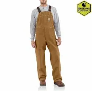 CLR01-40x34 Carhartt Bib Overall Unlined Duck