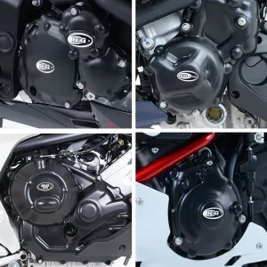 Clutch & Water Pump Covers Ducati R&G (KEC0007BK)