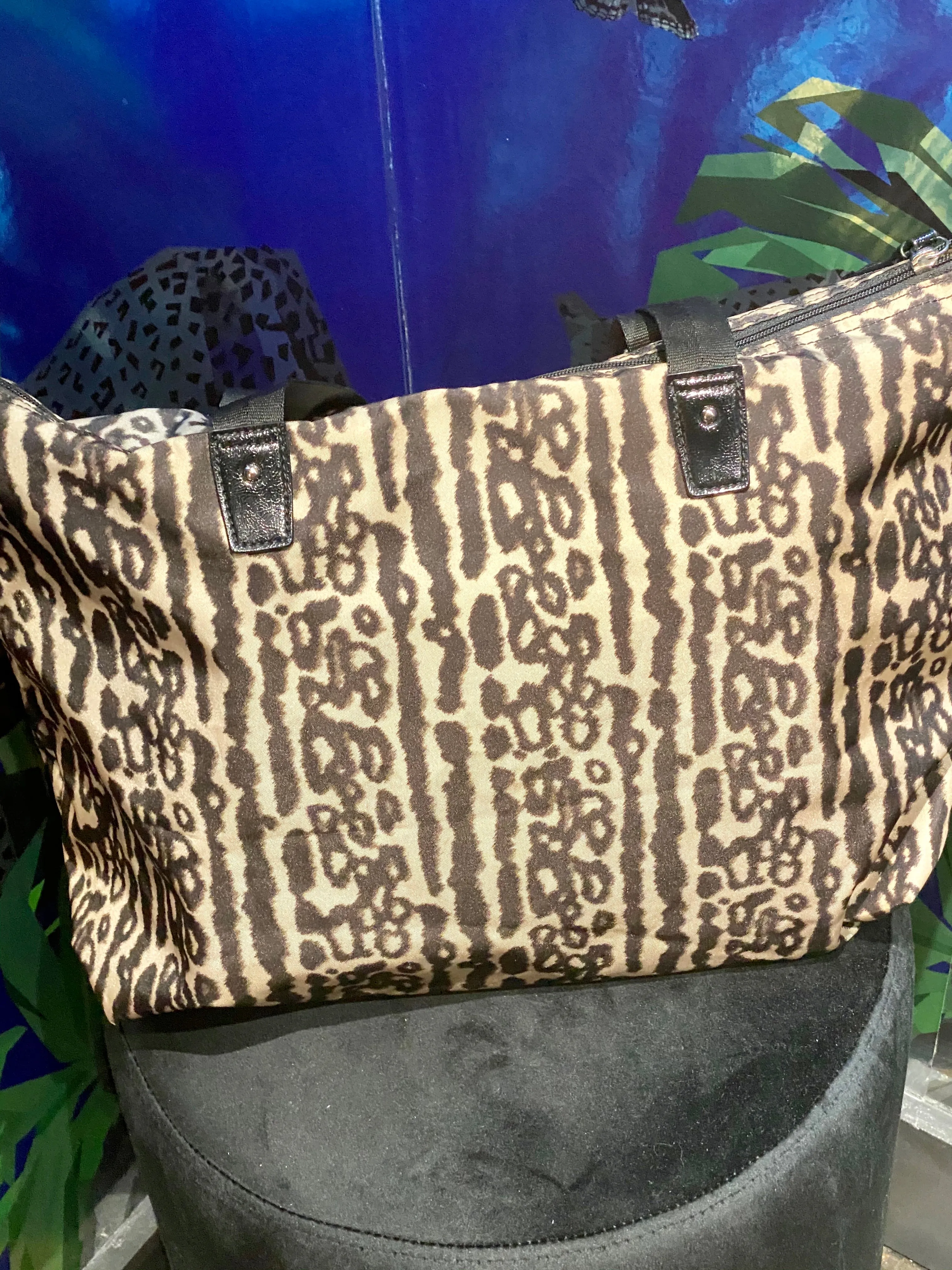 COACH Nylon Top Zip Shoulder Bag