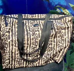 COACH Nylon Top Zip Shoulder Bag
