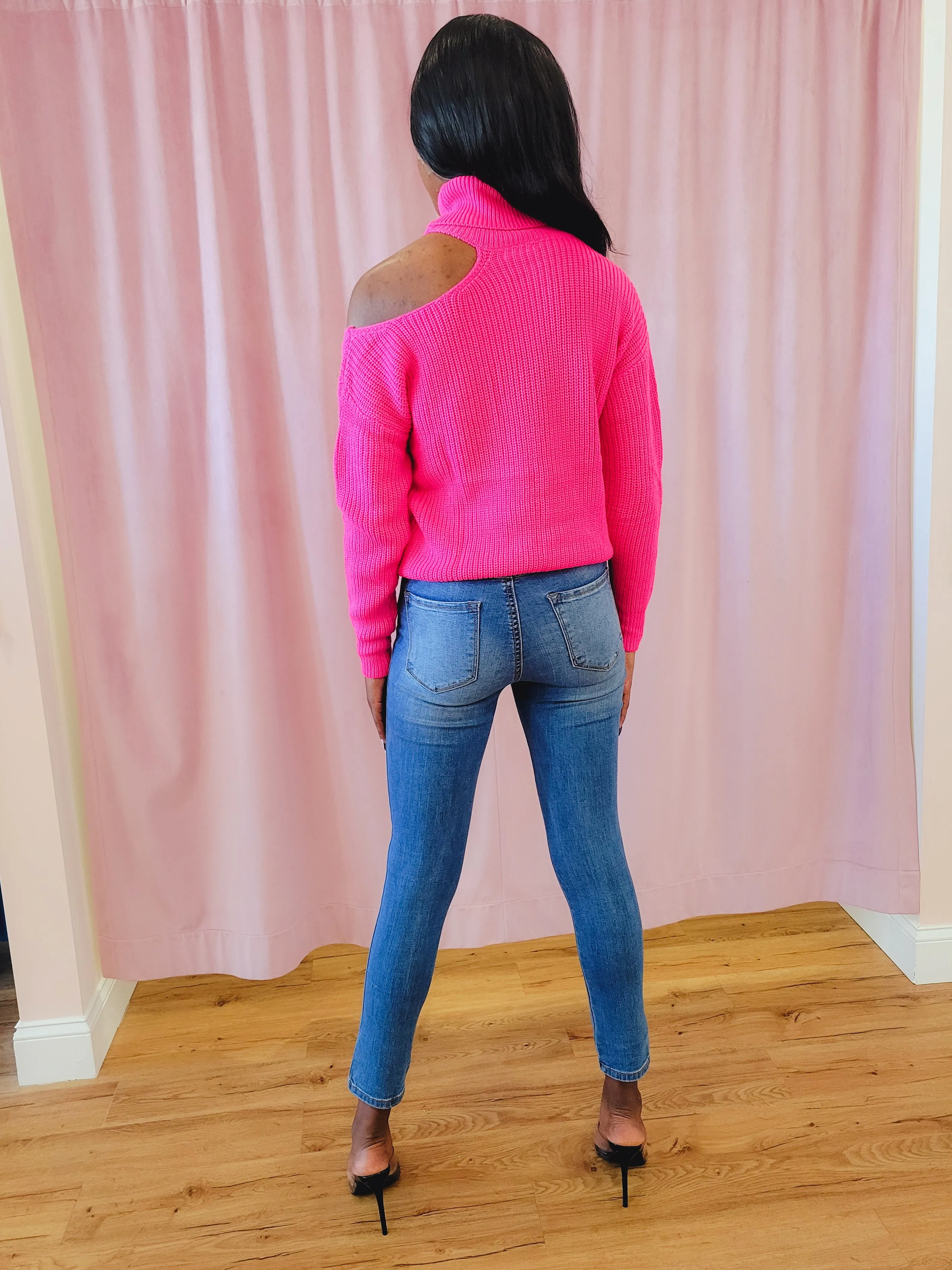 Cold Shoulder Sweater