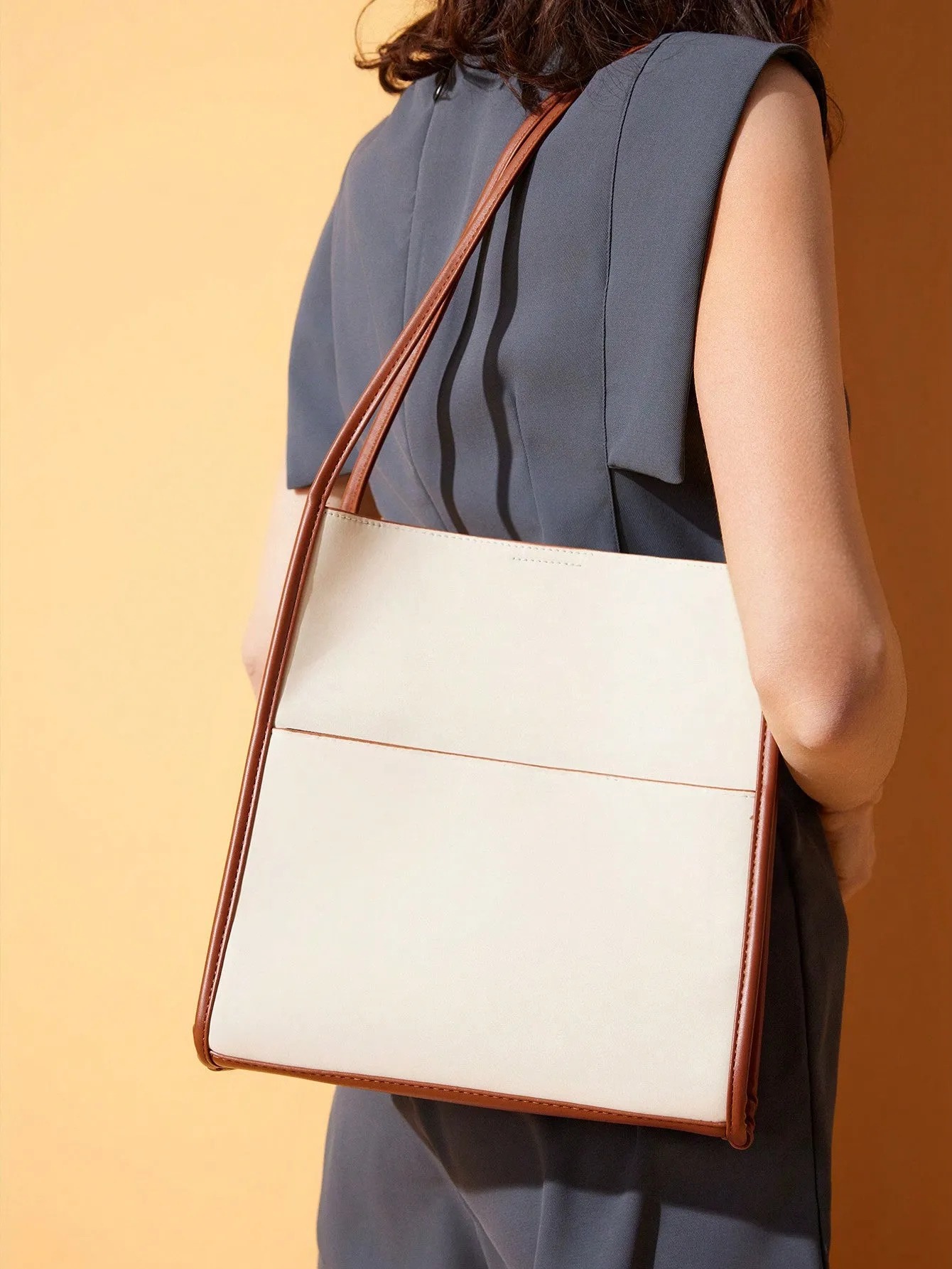 Color-Block Shoulder Bag