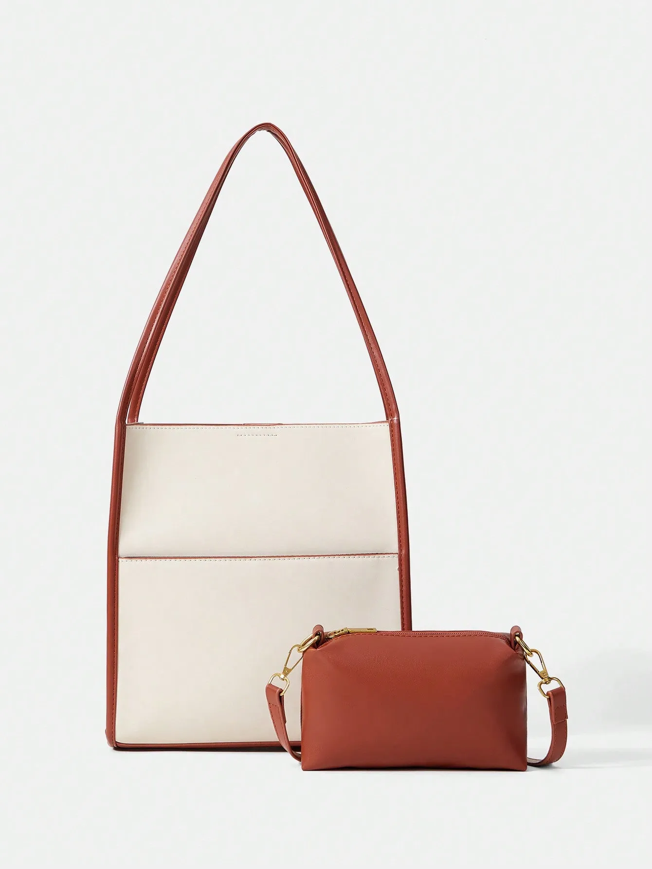 Color-Block Shoulder Bag