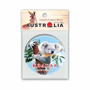 Compact Mirror Koala Design 3 Circle Shape