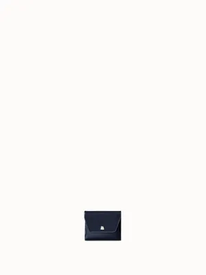 Compact Wallet in Horsehair and Leather