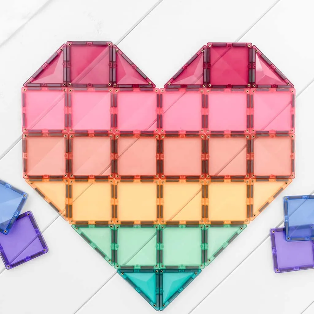 Connetix Magnetic Tiles Pastel 202 Piece Mega Pack