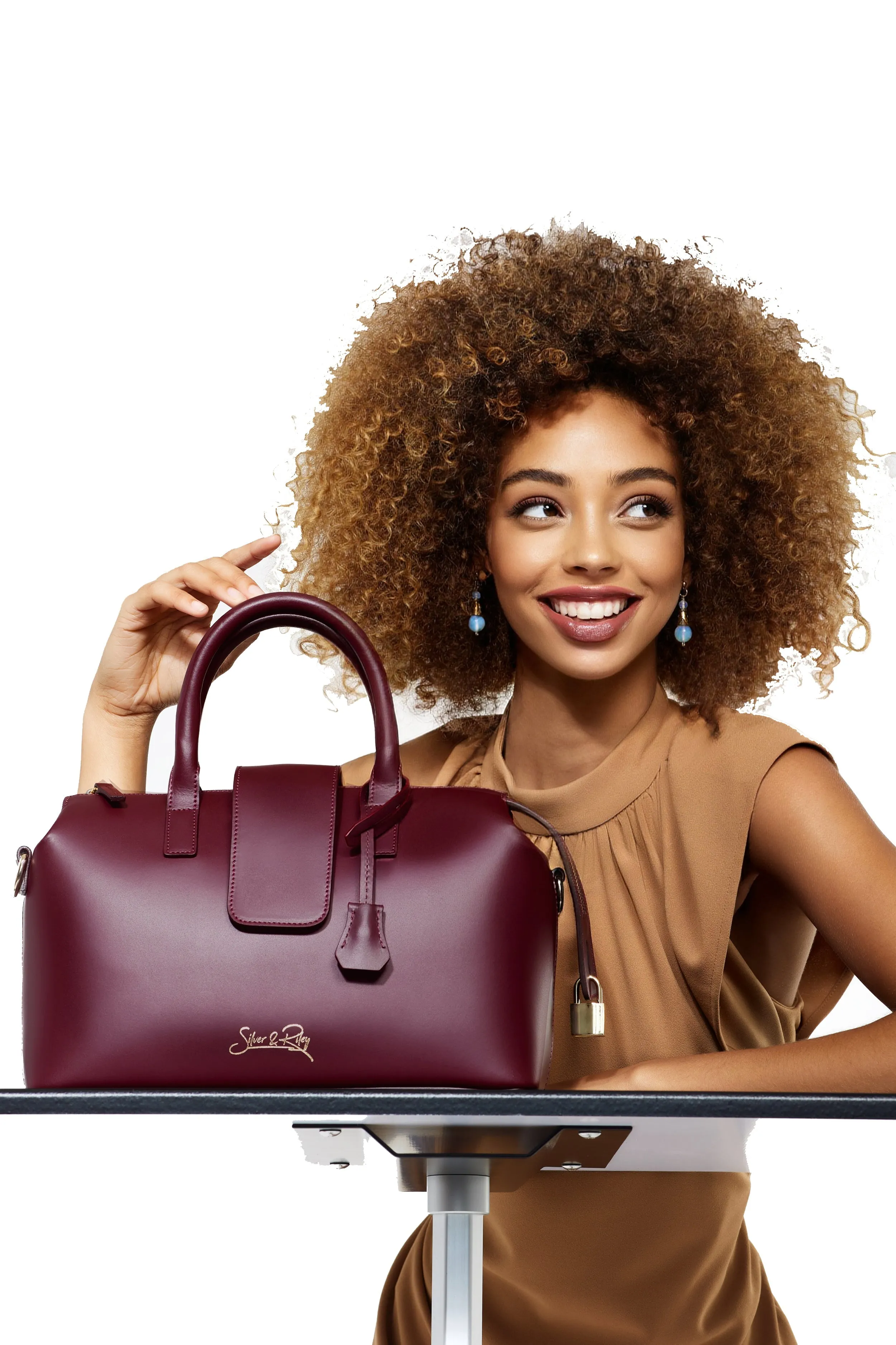 Convertible Executive Leather Bag MIDI in Black - WAITLIST