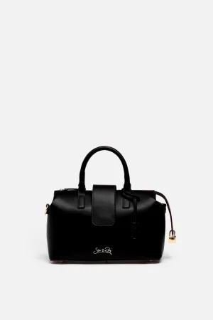 Convertible Executive Leather Bag MIDI in Black - WAITLIST