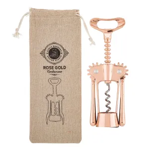 Corkscrew Wine Opener Rose Gold