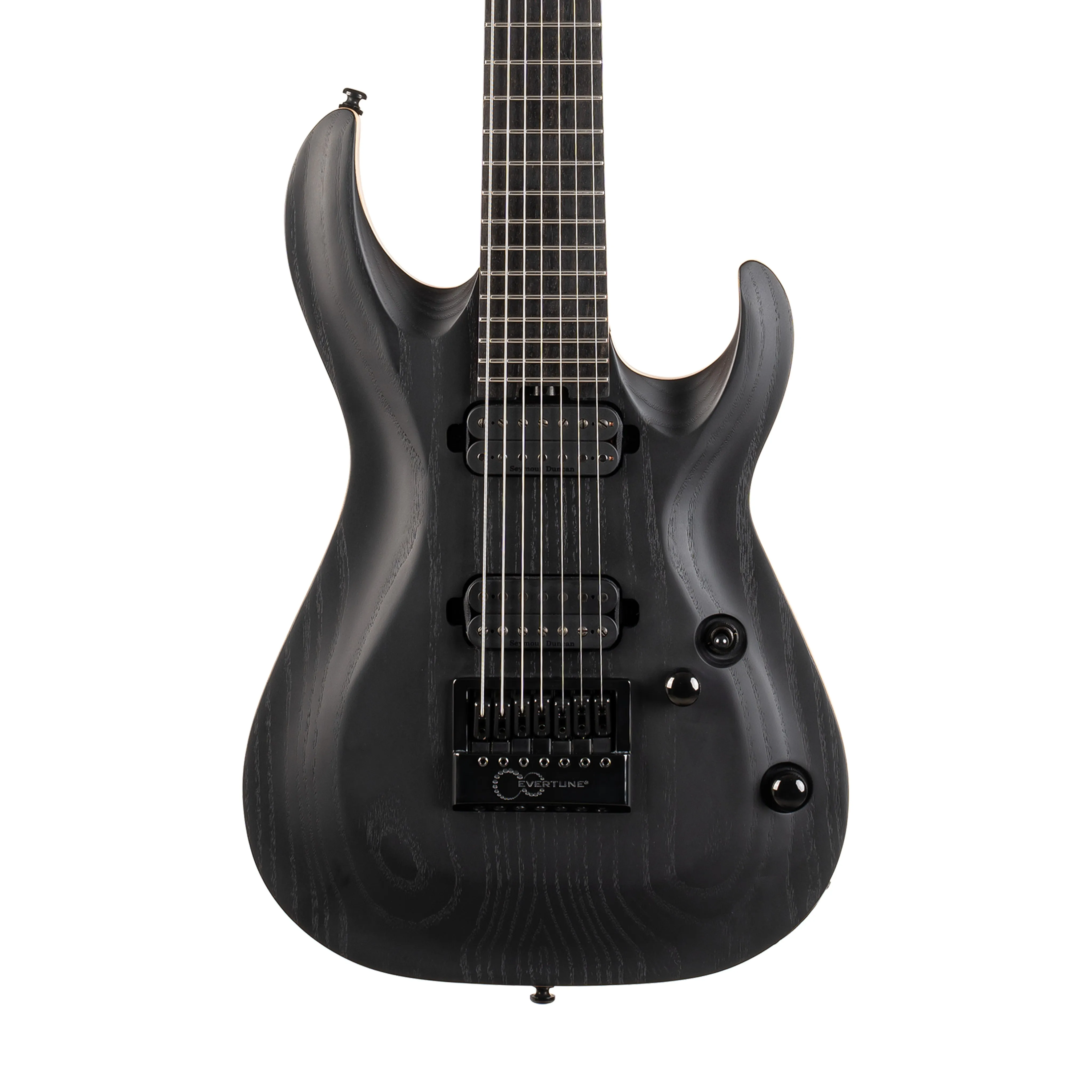Cort KX707-EVERTUNE-OPBK Electric Guitar w/Bag, Open Pore Black