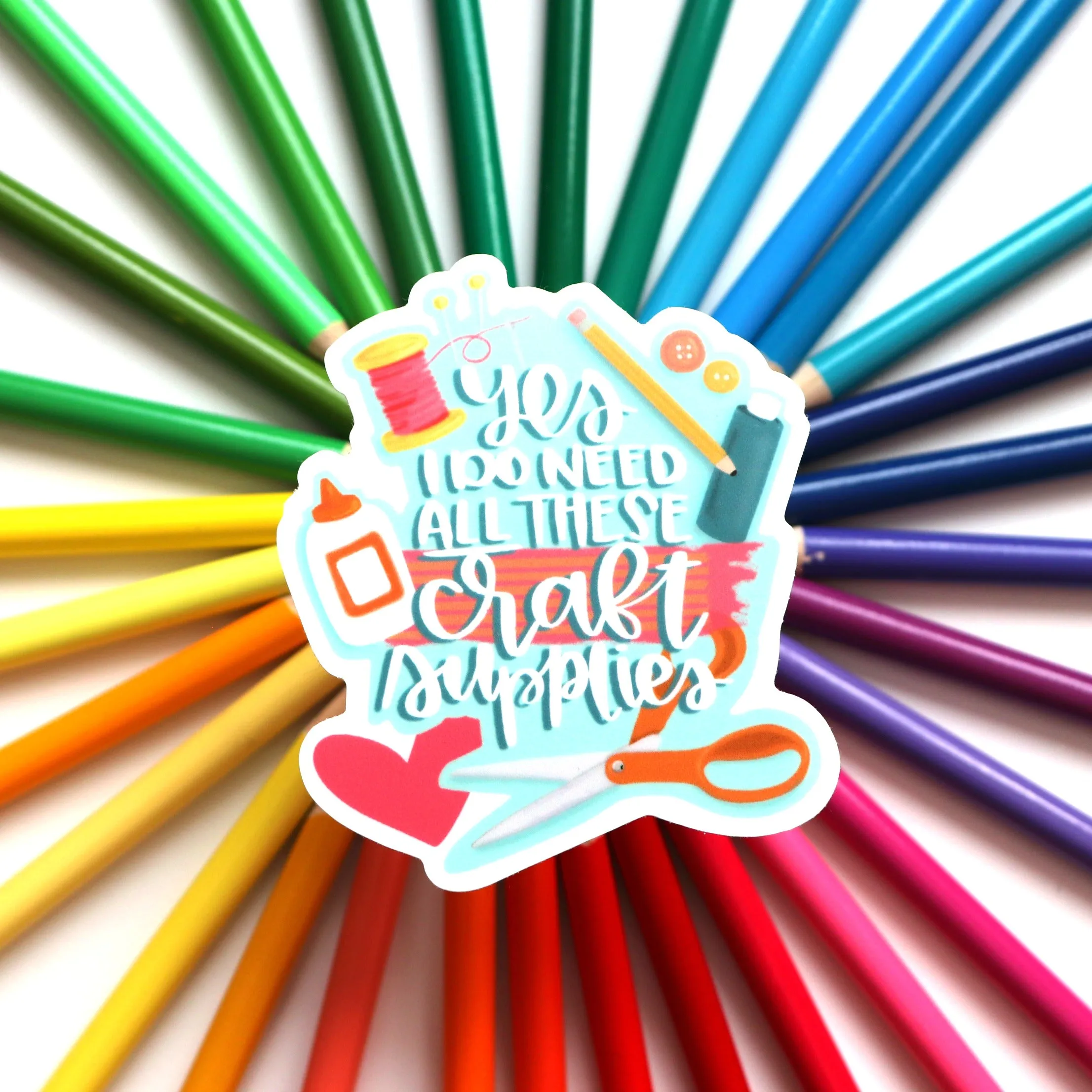 Craft Supplies Sticker