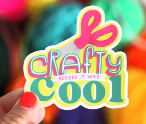 Crafty before it was cool Sticker