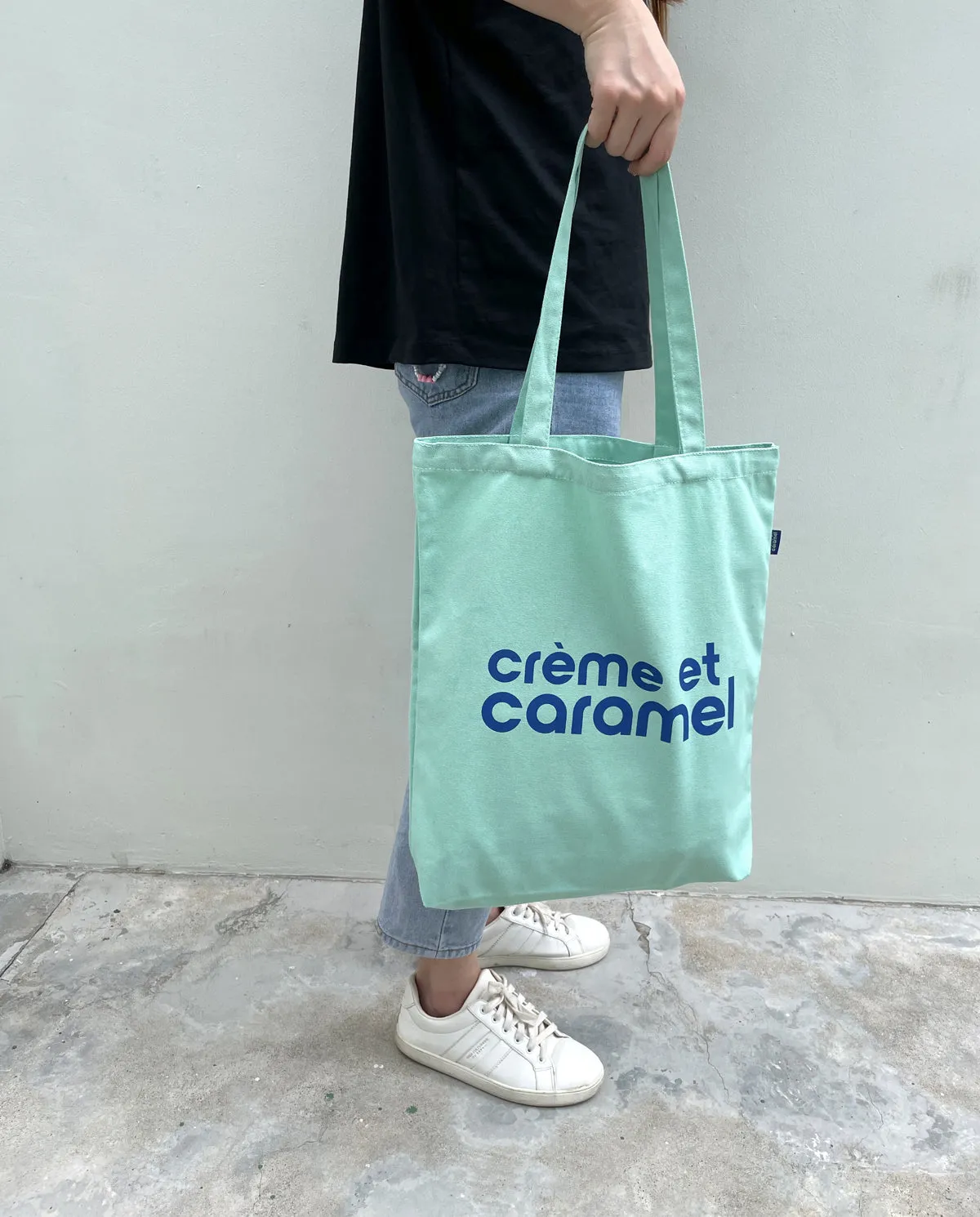 Creme et Caramel Canvas Tote Bag CC9-1305