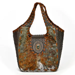 Croc & Cowhide - The Cowgirl Tote II