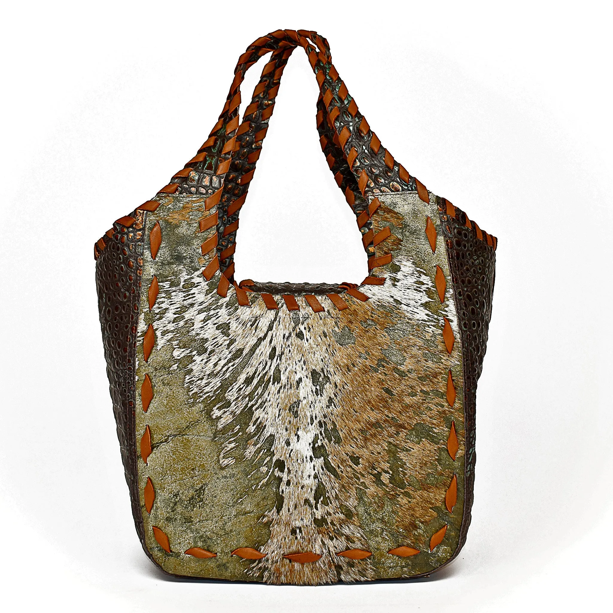 Croc & Cowhide - The Cowgirl Tote II