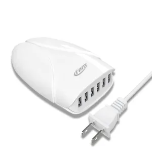 Crony YC-CDA17 socket 6USB charging with iSmart Multiple Port Compatible iPhone X /8/7 iPad and Android