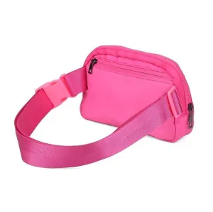 Cross Body Belt Bag- Hot Pink